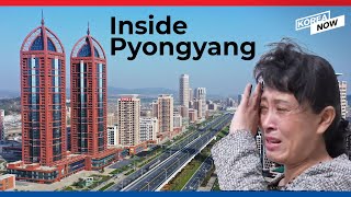 Tour of North Korea’s “new town” in Pyongyang with buildings shaped like missiles [upl. by Brunell496]