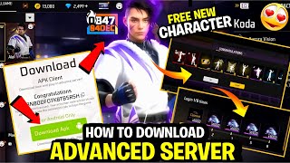 How To Download Advance Server Free Fire  Ob47 Advance Server Download Link  Ff Advance Serve link [upl. by Naenej]