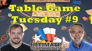 Ultimate Texas Holdem Table Games Tuesday 9 • The Jackpot Gents [upl. by Ahsiaa367]