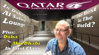 Al Safwa First Class Lounge in Doha  Simply The Best Plus Doha to Abu Dhabi in First Class [upl. by Paula]