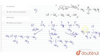 Only two isomeric monochloro derivatives are possible for [upl. by Glynnis]