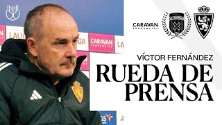 EN DIRECTO  La rueda de prensa de Víctor Fernández [upl. by Shult71]