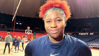 WBB Florida State preview Illini guard Jasmine BrownHagger [upl. by Eivol539]