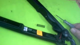 How to disassemble hair straightener Gama [upl. by Sollars615]