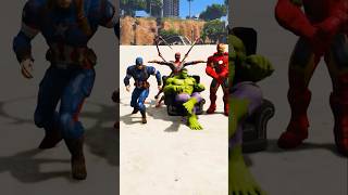 GTA V  HULK AND VENOMS EPIC REVENGE ON DOCTOR DOMM 🤯  shorts gta5 [upl. by Coney402]