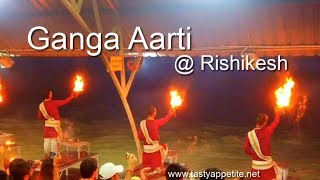 Ganga Aarti Rishikesh  Ganga Aarti at Triveni Ghat  Parmarth Niketan  Rishikesh IncredibleIndia [upl. by Glialentn162]