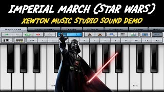 The Imperial March  Star Wars  Demo  Xewton Music Studio  iOS  Brass Section [upl. by Ettedo]