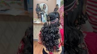 rushipatelhairstylist hairstyle makeup wedding hair yt viralvideo youtube ytshots [upl. by Aryan]