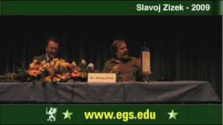 Slavoj Zizek Applauding Stalin and Fascism 2009 1212 [upl. by Sitsuj933]