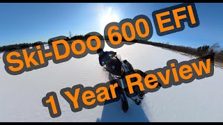 2021 SkiDoo Expedition Sport 600EFI 1 year review [upl. by Atinele]