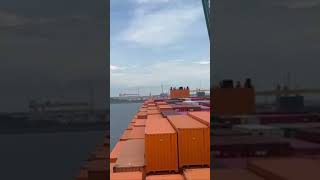 More views from Singapore port on a ship port ship singapore singaporeport [upl. by Madi]