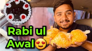 12 Rabi ul Awal Special😍 Distributing Biryani😋 Ayan Ki Birthday 🥳 [upl. by Eniloj]