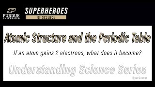 Atomic Structure and the Periodic Table If an atom gains 2 electrons what does it become [upl. by Dlanor]