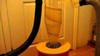 Homemade mini cyclone dust separator for shop vac [upl. by Emirak]