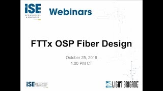 FTTx OSP Design Considerations [upl. by Maxima90]