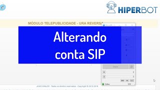 Alterando a configuração do MicroSip  Softphone Voip para uso com a Hiperphone [upl. by Sualohcin]