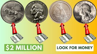 5 US Quarters You Wont Believe Are Worth Millions  RARE Coins worth A LOT of MONEY  Dont Spend [upl. by Reerg486]