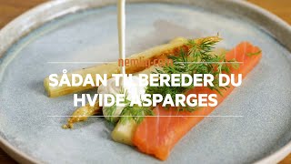 Sådan tilbereder du hvide asparges [upl. by Immac25]