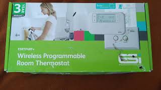 glowworm boiler and esi thermostat wireless overview  How to operate [upl. by Pier]