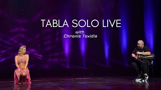 Tabla Solo LIVE with Chronis Taxidis  Raks Glam 2024  Marija [upl. by Rbma]