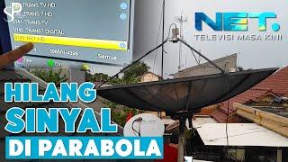 NET TV HD Hilang Sinyal di Parabola Telkom 4  Cara Scan NET TV di Semua Receiver Parabola [upl. by Jeannette]