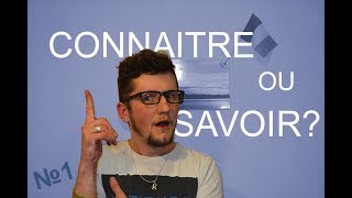 Connaître ou savoir  FLE [upl. by Nanam]