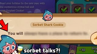 wait sorbet shark cookie can talk [upl. by Hartley277]