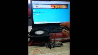 ESP8266 Fan Control from Webserver Demonstration [upl. by Ralston]