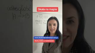 Skala na mapach matematyka egzamin8klasisty matura [upl. by Meeki]