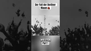 Der Fall der Berliner Mauer🤓🧱 Part1 mauerfall berlinermauer fakten shorts [upl. by Odlanier]