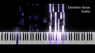 Dernière danse  Indila piano tutorial [upl. by Analaj]