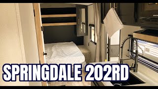 Springdale 202RD  rear dining lightweight travel trailer [upl. by Ronoel]