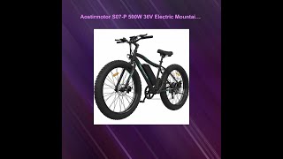 Aostirmotor S07P 500W 36V Electric Mountain Bike [upl. by Hodgkinson]