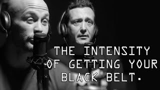 The Intensity It Takes To Receive Your Black Belt In BJJ  Jeff Glover amp Pete The Greek Letsos [upl. by Anirtap804]