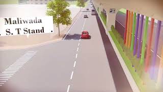 Ahmednagar Uddanpul 3D View । अहमदनगर उड्डाणपूल । Ahmednagar Flyover । [upl. by Natka215]