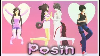 【MMDxAphmau】Posin  Aphmau Aaron Jess amp Jason [upl. by Netnerb34]