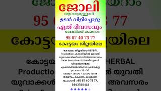 kerala jobs 2024 todays job malayalam jobs November 4 [upl. by Cardinal597]