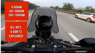 RE Himalayan 450 RUNNINGIN Procedure  All Dos amp Donts EXPLAINED [upl. by Aihsinyt]