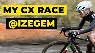 CYCLOCROSS RACE  IZEGEM BELGIUM  U15  GoPro LAP on board BIKE [upl. by Hanoy]