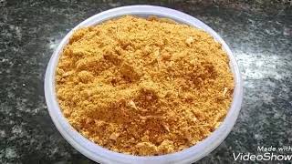 పపుులపొడి Pappula podi or Putnala podi recipe by Lakshmi Ramana [upl. by Ikciv]