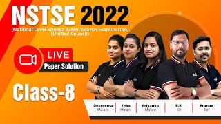 Class 8th NSTSE 202223 Live Paper Solution  NSTSE Answer key and Paper Analysis [upl. by Limemann446]