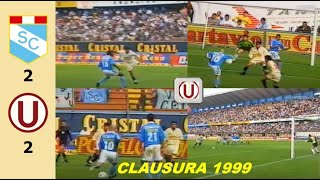 Sporting Cristal 2 vs Universitario 2  Resumen  1999  Goles Giuliano Portilla Eduardo Esidio ⚽ [upl. by Atihcnoc307]