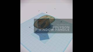 Polygon Window Handle diy 3dprinting handle interior [upl. by Tor]