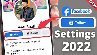 Facebook Followers Settings 2022  How To Add Follow Button on Facebook AccountProfile [upl. by Willy]