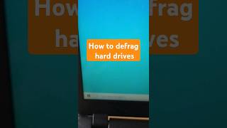 How to defrag hard drives to improve performance funwithcomputer23 diskdefragmentation [upl. by Margaretha]