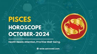 Pisces October 2024 Monthly Horoscope Predictions  October 2024 Horoscope  Astrology October 2024 [upl. by Reppiks]