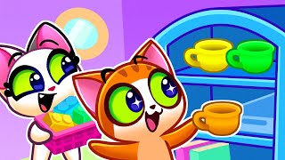 ✨ Clean Up Song 🧹  Tidy Up Time with Purrfect Kids Songs amp Nursery Rhymes 🎵 [upl. by Heywood908]