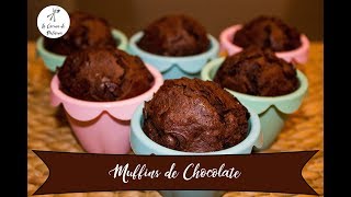 Muffins de Chocolate  Tipo Starbucks ® [upl. by Nedmac701]