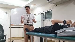 Lumbar Spine Examination with Dr Justin [upl. by Cassaundra]