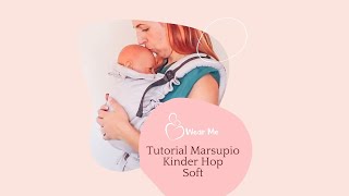 Tutorial Marsupio Neonati Ergonomico Soft Kinder Hop [upl. by Bohlen]